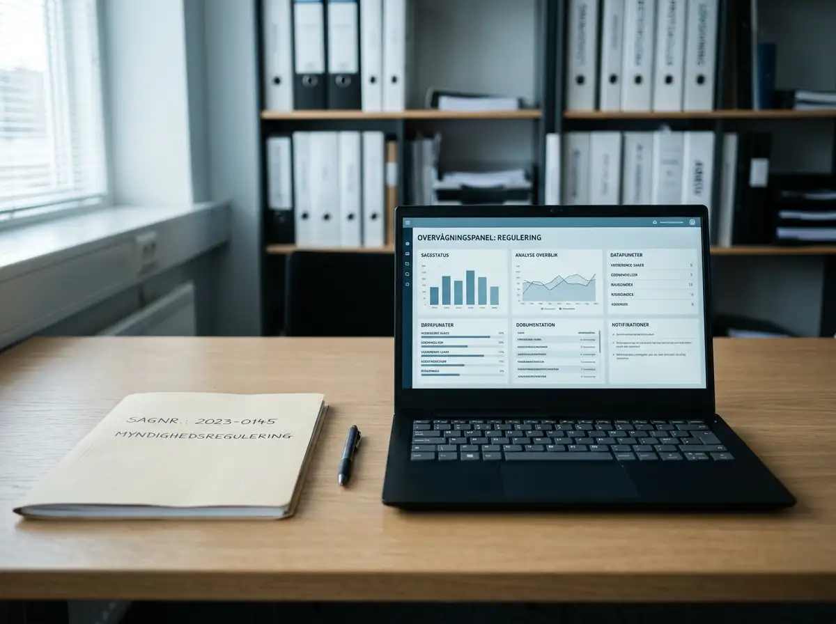 Skematisk visning af betalingsstrøm fra spiller via Trustly til licenseret bookmaker med Spillemyndighedens tilsynspunkter markeret